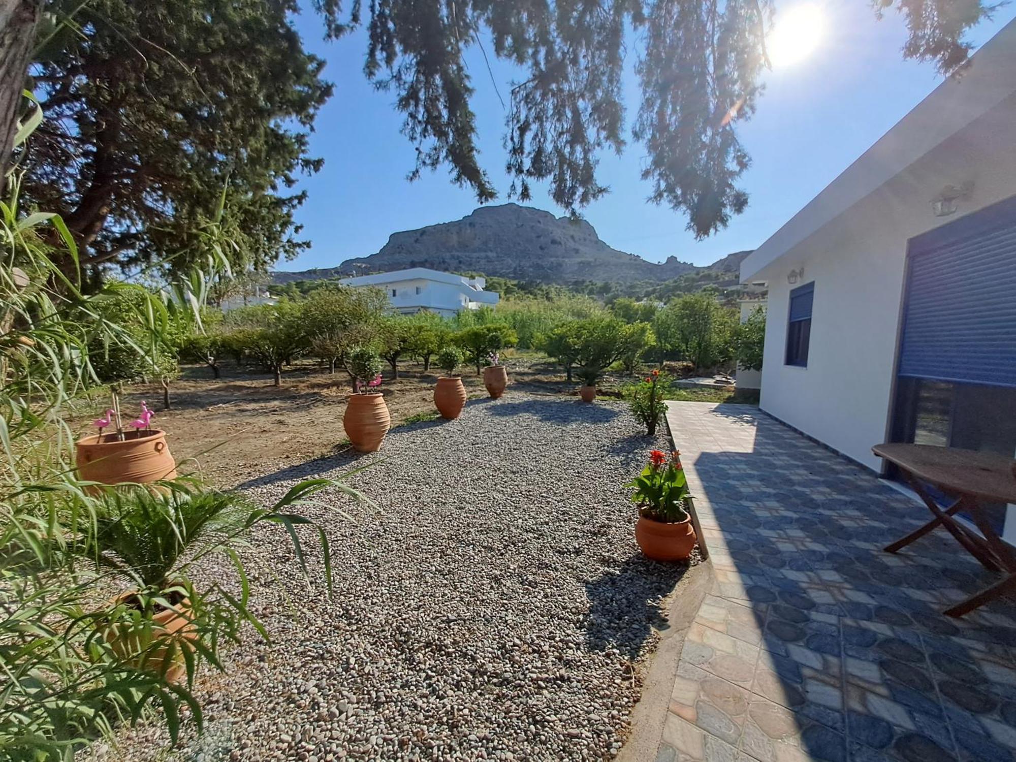 Deja Blue Villa Архангелос Екстериор снимка