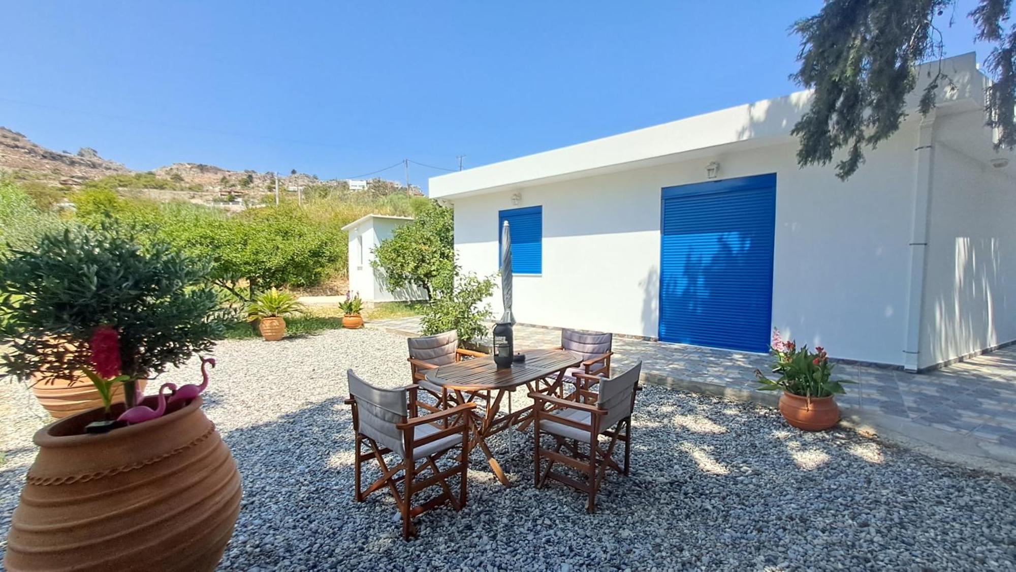 Deja Blue Villa Архангелос Екстериор снимка