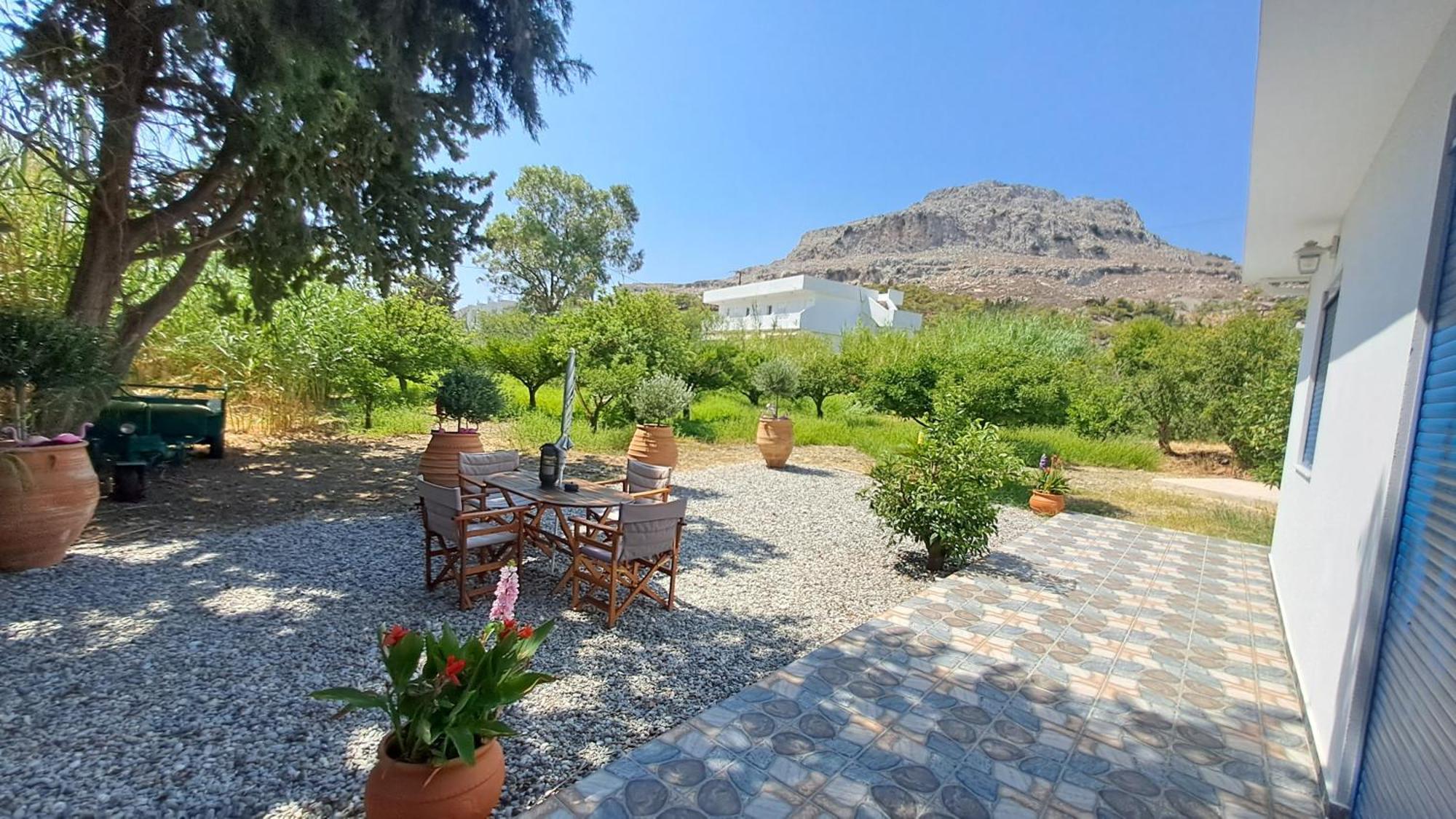Deja Blue Villa Архангелос Екстериор снимка